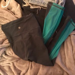 Lulu Lemon Green leggings.